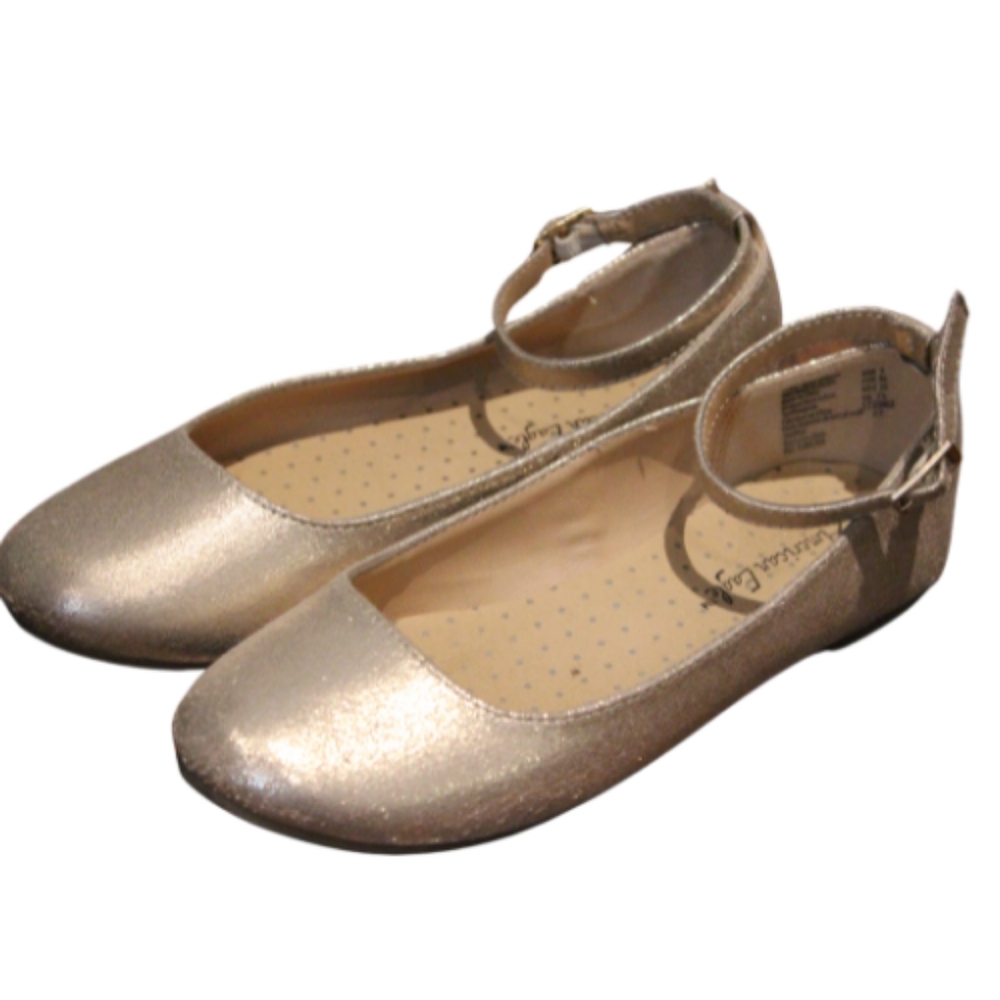 American Eagle Gold Ballet Flats Size 3Y